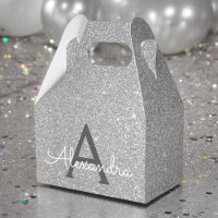 Monogramme Parties scintillant et étincelle en arg