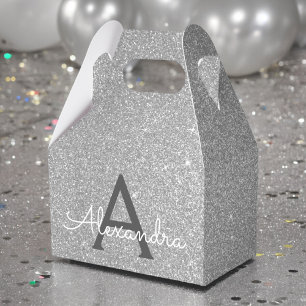 Ballotins Monogramme Parties scintillant et étincelle en arg