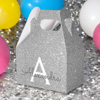 Monogramme Parties scintillant et étincelle en arg