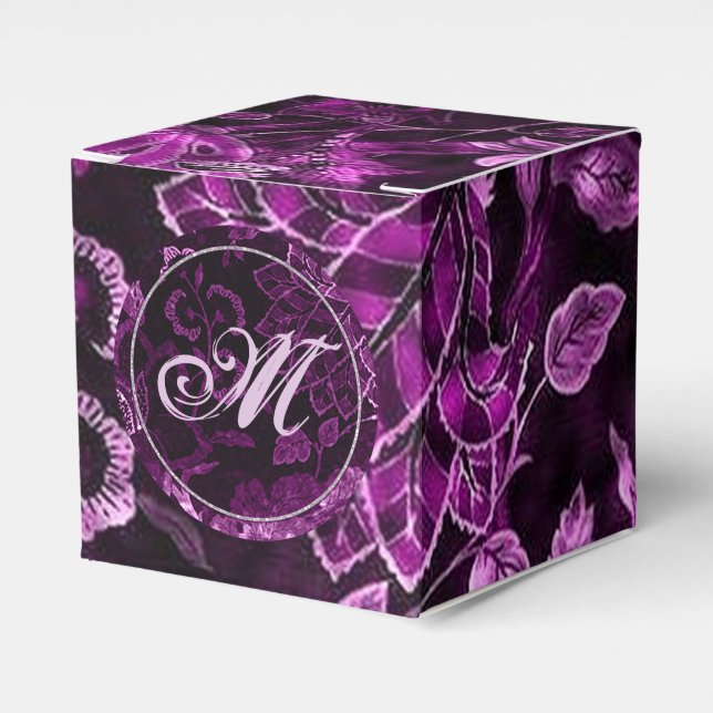 Ballotins Monogramme rose Vintage Cube Ballotin (Verso)