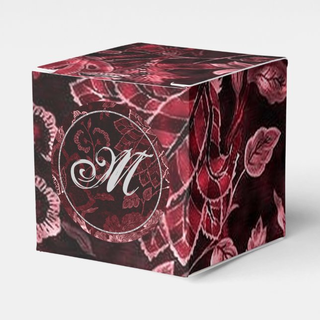 Ballotins Monogramme Rouge Vintage Cube Ballotin (Verso)