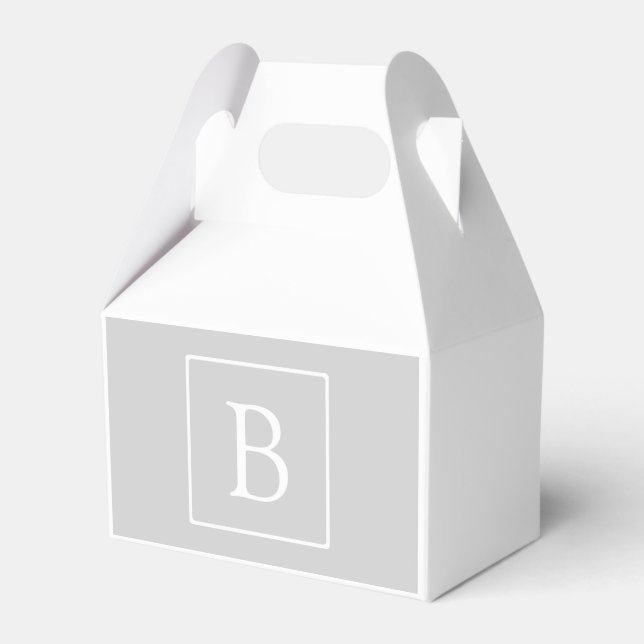 Ballotins Monogramme simple gris clair (Verso)
