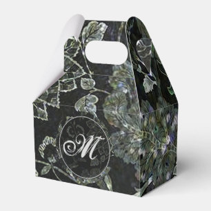 Ballotins Monogramme Vintage Floral Gable Ballotin