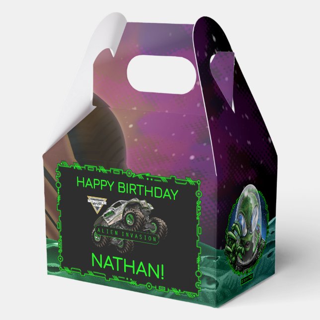 Ballotins Monster Jam - Anniversaire Invasion Alien (Recto)