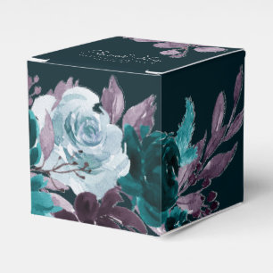 Ballotins Moody Boho Bouquet Turquoise profond et pourpre