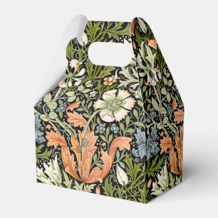 Ballotins Morris BlackBackground 1896 Compton Floral Pattern