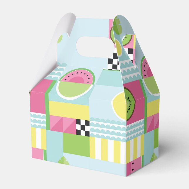 Ballotins Mosaïque colorée estivale, kiwi de pastèque (Verso)