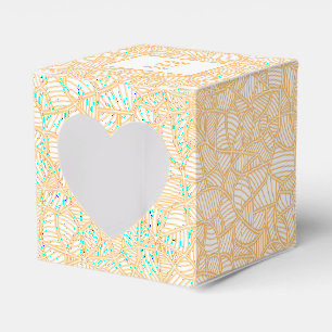 Ballotins Mosaïque feuille aléatoire pâle orange