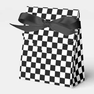Ballotins Motif à carreaux noir et blanc