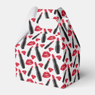 Ballotins Motif À Pointe Polka Lipstick Et Lips