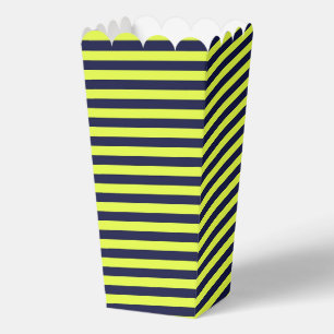 Ballotins Motif à rayures bleu et jaune