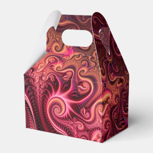 Ballotins Motif Abstrait de spirale carmin bordeaux coloré