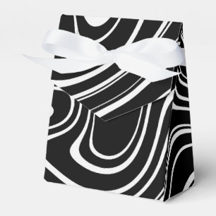 Ballotins Motif abstrait noir et blanc