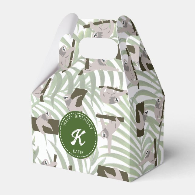 Ballotins Motif animal mignon en forêt sauvage Anniversaire (Verso)