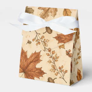 Ballotins Motif aquarelle de feuilles d'automne 