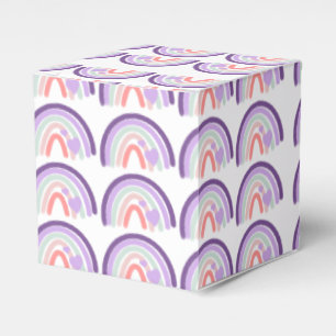 Ballotins Motif arc-en-ciel violet dessiné à la main pour la