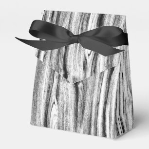 Ballotins Motif bois flotté - noir, blanc et gris