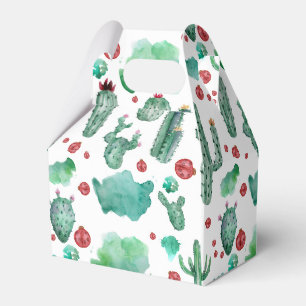 Ballotins motif cactus et ladybug -arrière - plan blanc