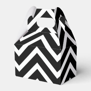 Ballotins Motif Chevron noir et blanc