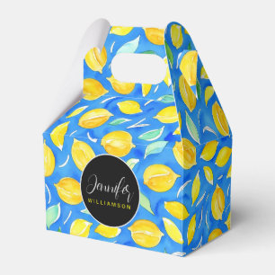 Ballotins Motif Citron Citrus Aquarelle Rustique Amusant Ten