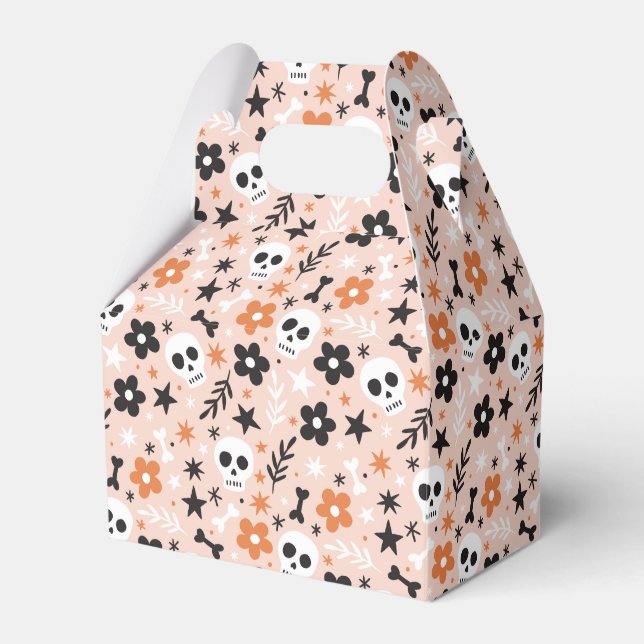 Ballotins Motif crâne de fleurs (Verso)