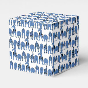 Ballotins Motif Culs de Chien Bleu