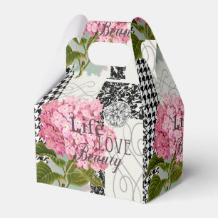 Ballotins Motif Damas Décor Floral Joli