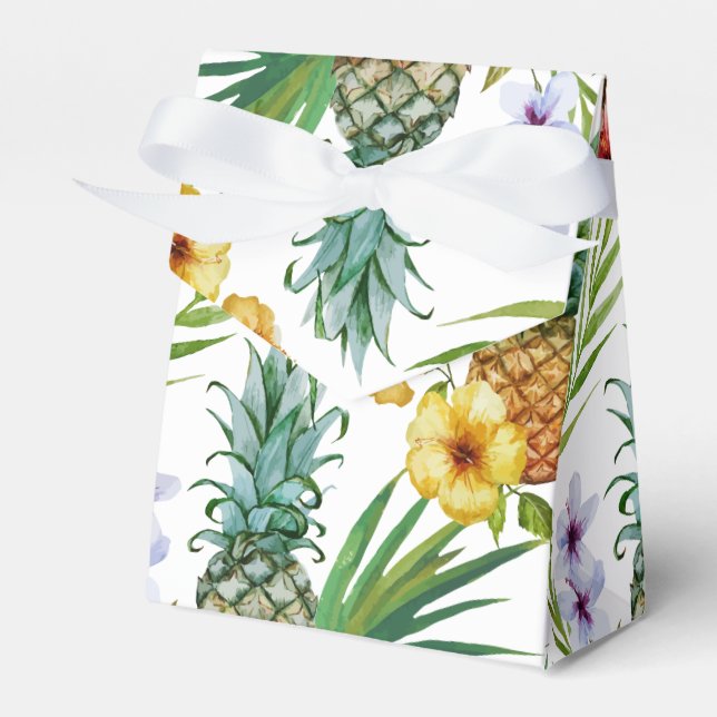 Ballotins Motif d'ananas à thème hawaïen tropical (Verso)