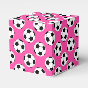 Ballotins Motif de balle de football rose