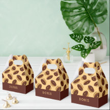 Motif de beignes marron chocolat