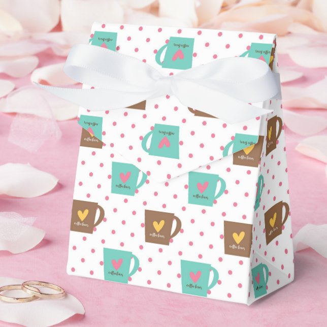 Ballotins Motif de café et de beignet  (Mariage)