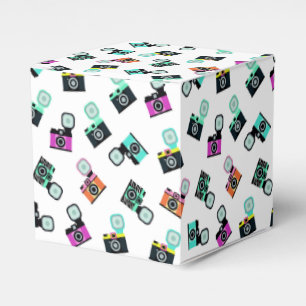 Ballotins Motif de caméra flash rétro coloré