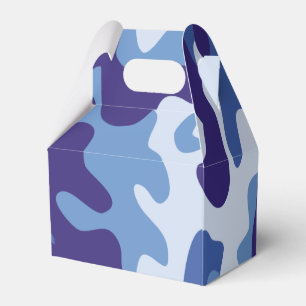 Ballotins Motif de camouflage bleu