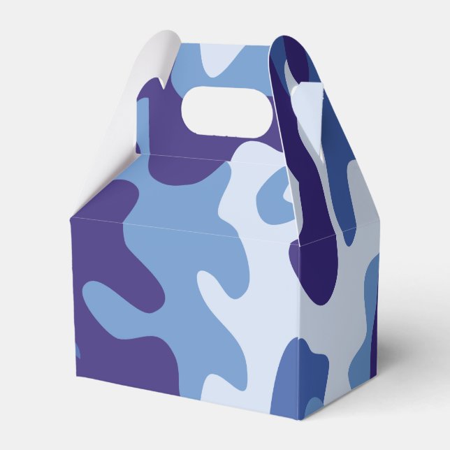 Ballotins Motif de camouflage bleu (Arrière)