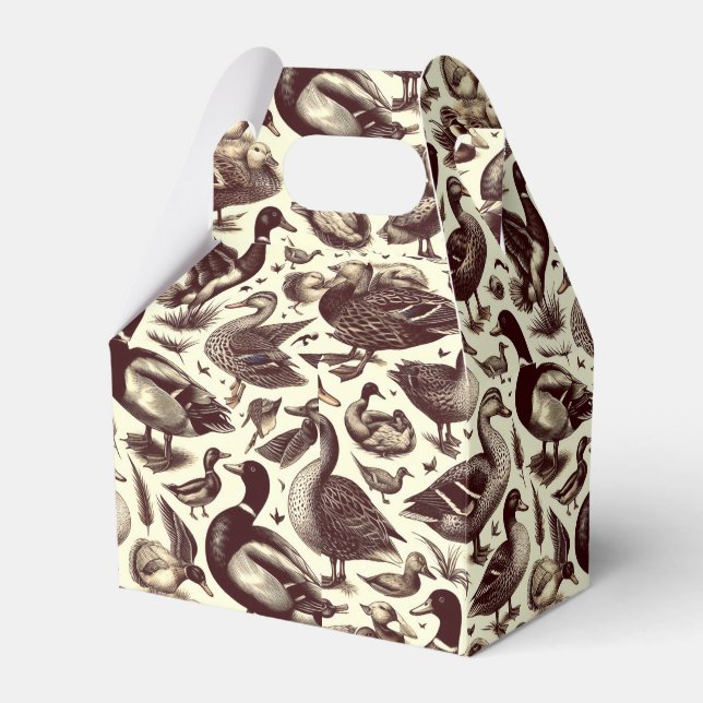 Ballotins Motif de canard vintage et d'oie (Verso)