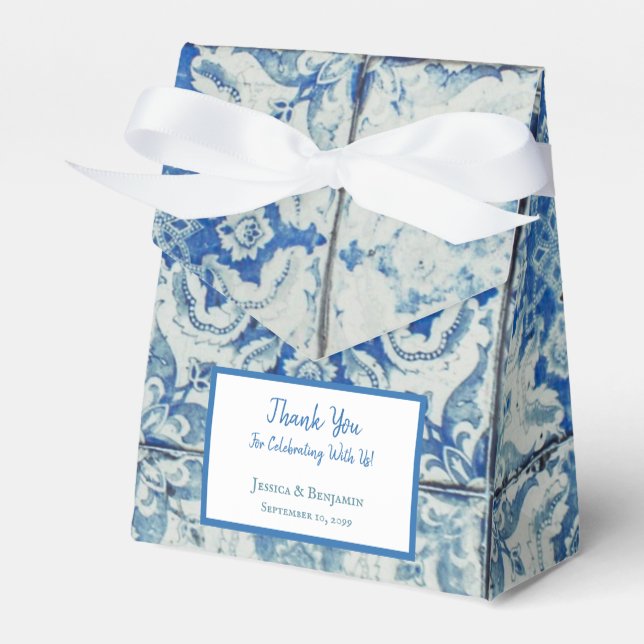 Ballotins Motif de carrelage Vintage antique customisé (Verso)