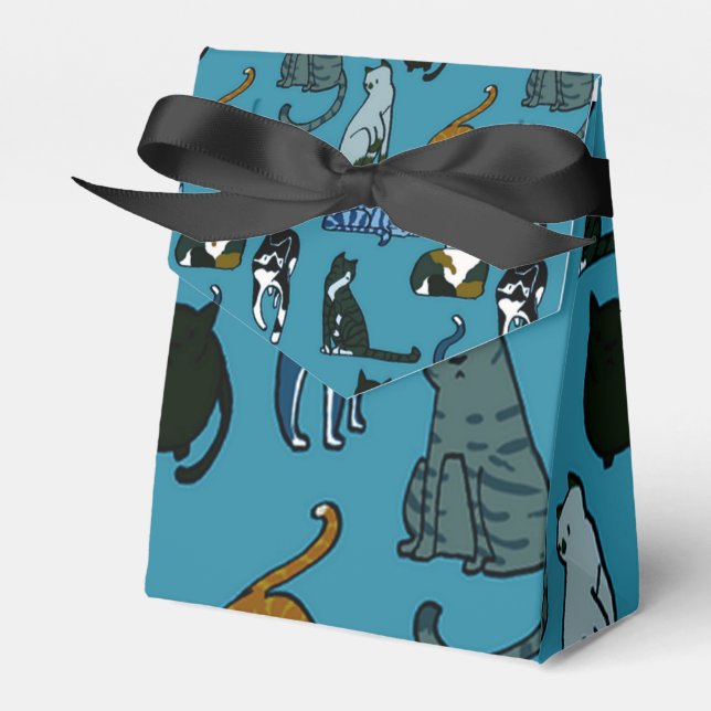 Ballotins Motif de chat Kitty Corner Ballotin (Verso)