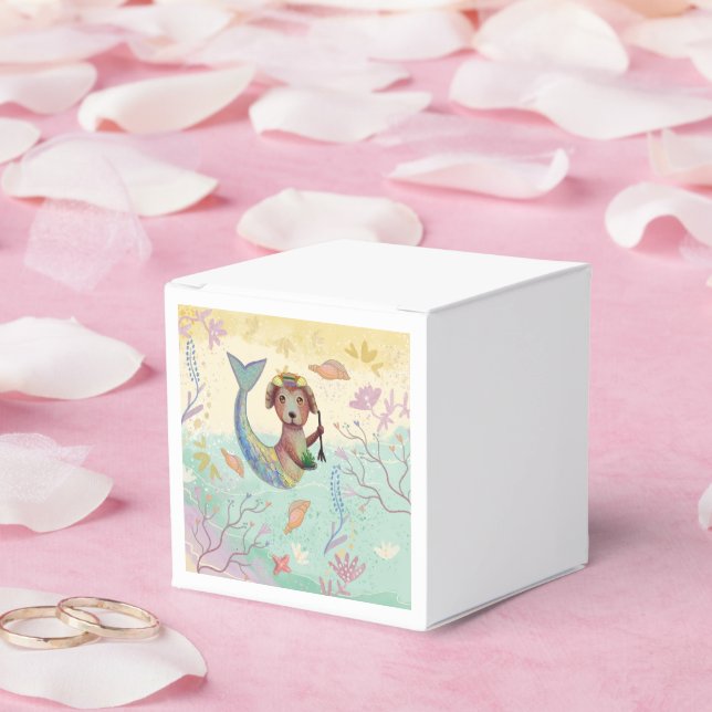 Ballotins motif de chien de sirène (Mariage)