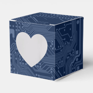Ballotins Motif de circuit Geek bleu