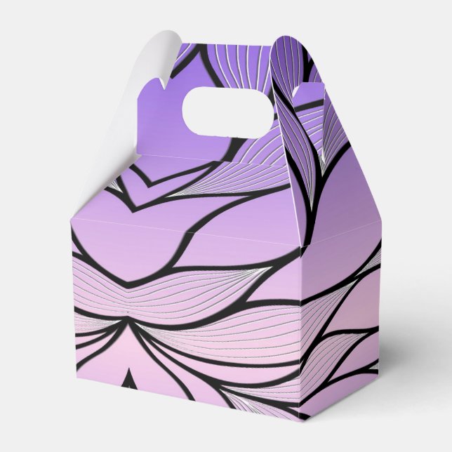 Ballotins Motif de congé créatif Pearlescent violet (Verso)