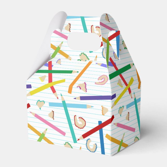 Ballotins Motif de crayons colorés (Verso)