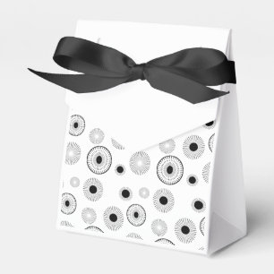 Ballotins Motif de démarrage circulaire - noir et blanc