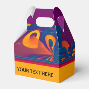 Ballotins Motif de design graphique - orange violet + votre