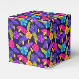 Ballotins Motif de feuilles et fleurs tropicales-23857