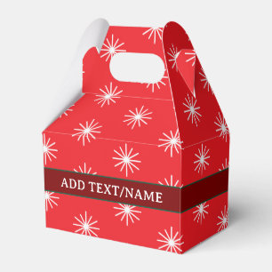 Ballotins Motif De Flacon De Neige En Rouge Vert Blanc