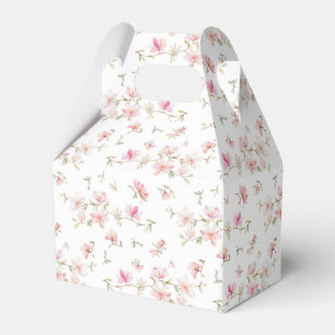 Ballotins Motif de fleur rose mou d'aquarelle