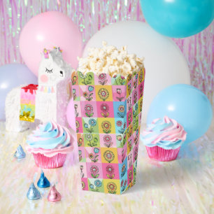 Ballotins Motif de fleurs coloré tendance Rétro pour anniver