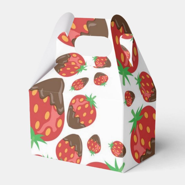 Ballotins Motif de fraises (Verso)