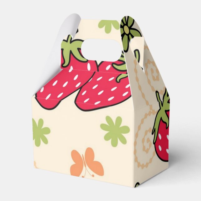 Ballotins Motif de fraises (Verso)