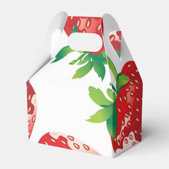 Ballotins Motif de fraises (Verso)